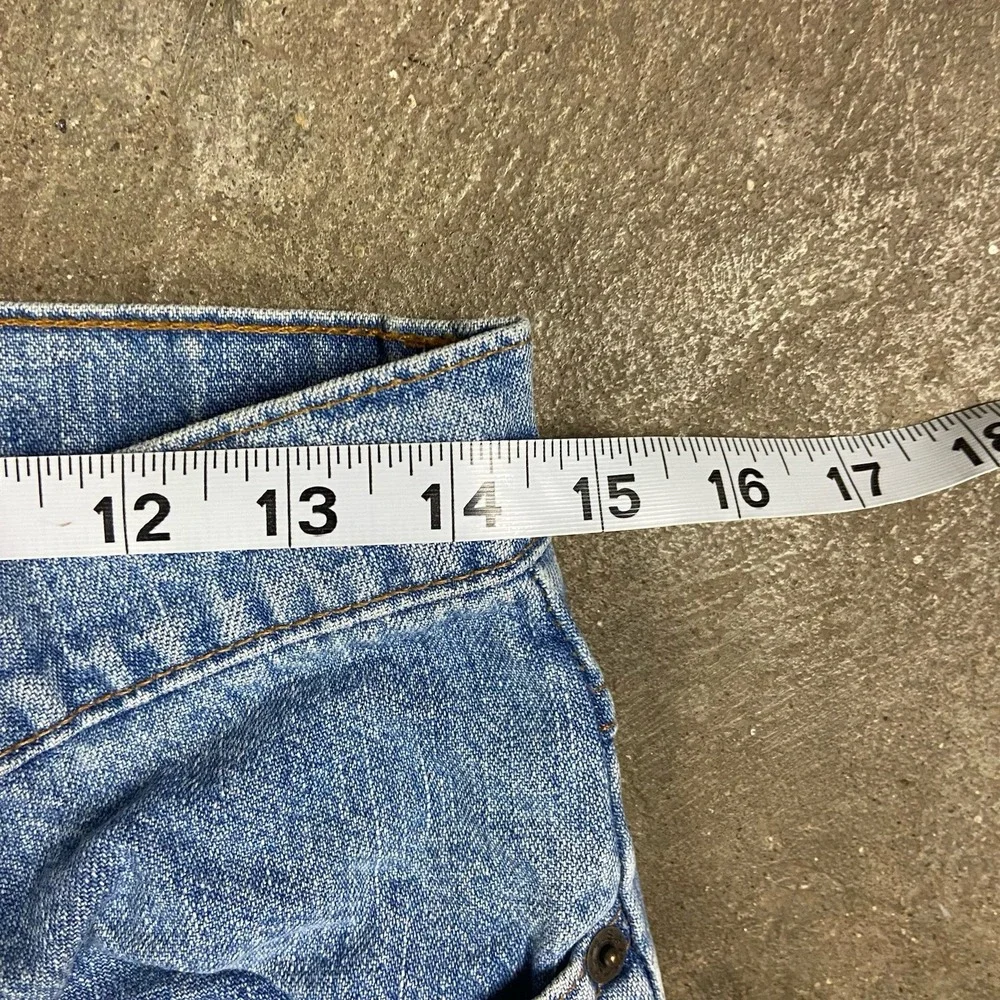 Vintage 80s Levi's The Big Jean Student 555 Jeans Youth Size 30x30 Blue Denim